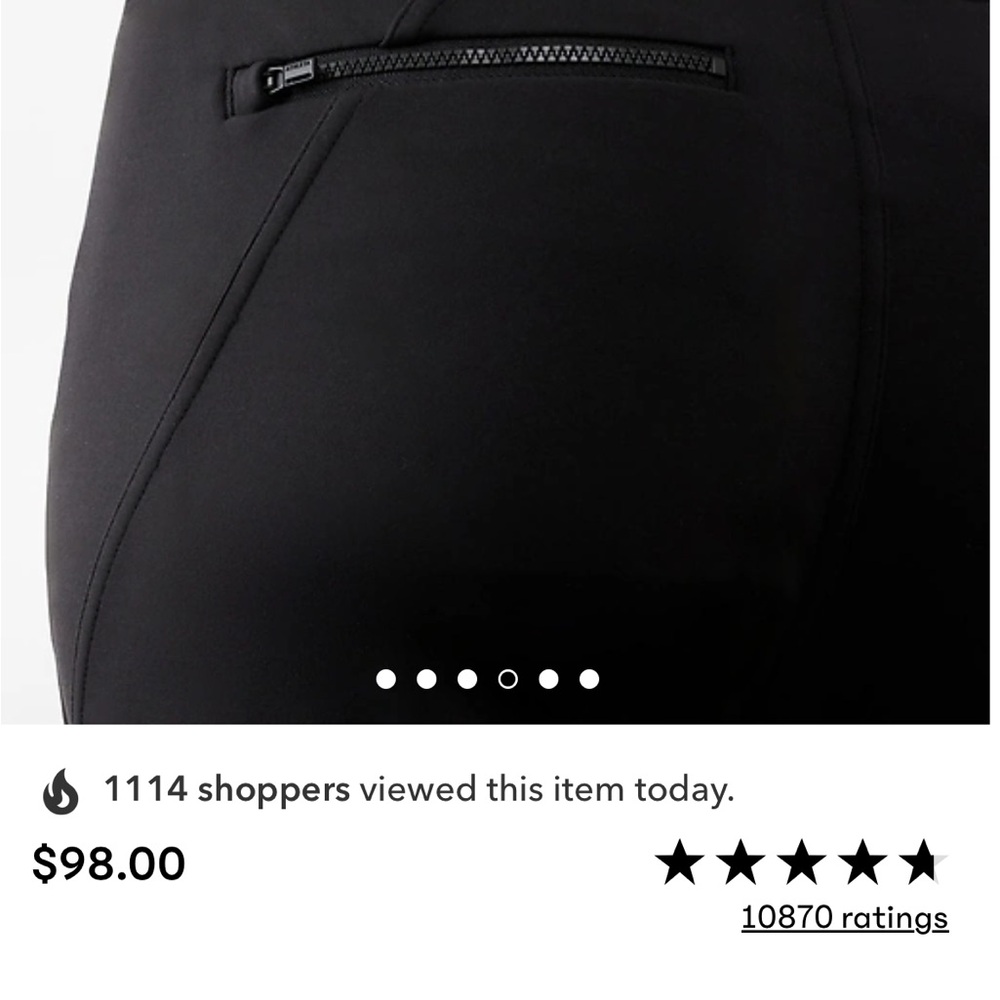 Athleta Black Venice High Rise Joggers